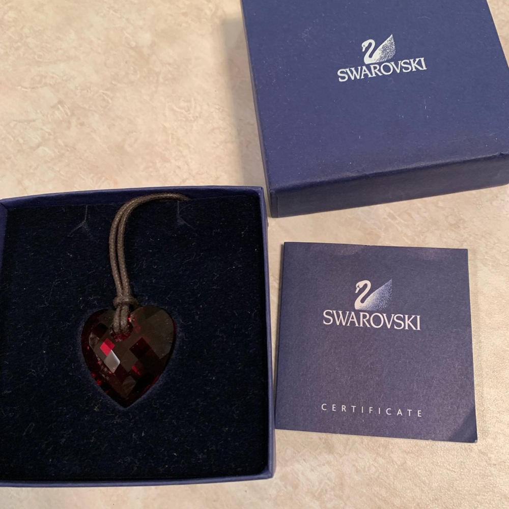 Swarovski Heart Crystal Necklace